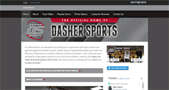 Desktop Screenshot of dashersports.com